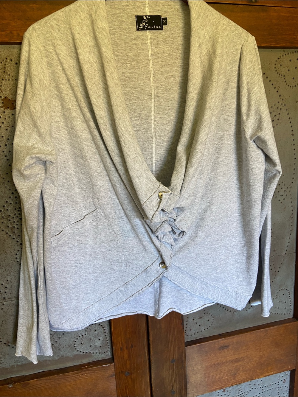 Fenini Cardigan Knit  Artistic Grey Size M